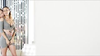 Cara St. Germain and Naomi Nevena undressing each other