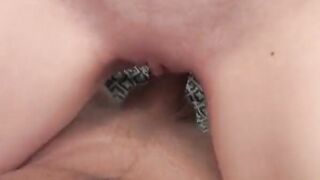 Cute German teen enjoys facial after hardcore fuck