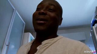 Sexy married Wife talk on Street and seduce to her First Interracial Anal Sex by Black Monster Cock