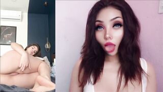 Karely Ruiz and her friend Gigi in their first lesbian scene