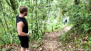 Pervert masturbates while I get naked in the river - Silvana Lee & Brian Evansx