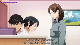 Hentai - Readhead doctor milking my cocks every last drop