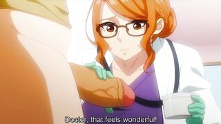 Hentai - Readhead doctor milking my cocks every last drop