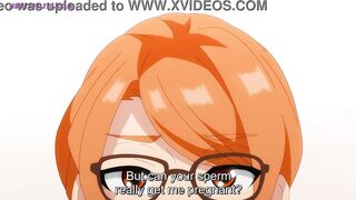 Hentai - Readhead doctor milking my cocks every last drop