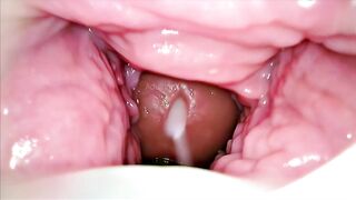 Cum Inside Me Over and Over! Camera inside Vagina Creampie Cervix POV