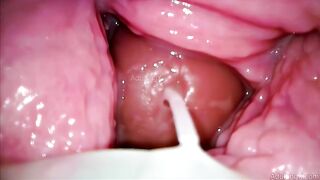 Cum Inside Me Over and Over! Camera inside Vagina Creampie Cervix POV