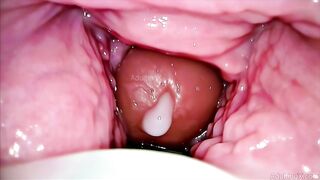 Cum Inside Me Over and Over! Camera inside Vagina Creampie Cervix POV