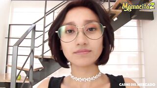 CarneDelMercado - Luna Castillo Nerdy Latina Colombiana With A Perfect Ass Gets Picked Up And Fucked
