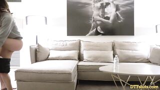 DTFsluts - Fit Slut Abbie Maley Rough Home Sex Tape with James Deen