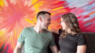 Cute Latina Girl Next Door Invites White Guy Into Her Apartment