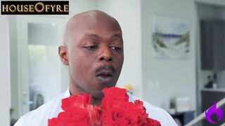 HOUSEOFYRE- Aubree Valentine Fucks the Flower Delivery Man's Huge COCK