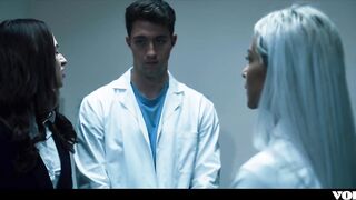 Horny Doctor Fucks Lab Partner Before Unbirthing Him FULL SCENE
