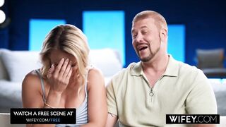 WIFEY Cock-Hungry Blonde Hotwife Sadie Rose Gets Creampied In Front Of Hubby
