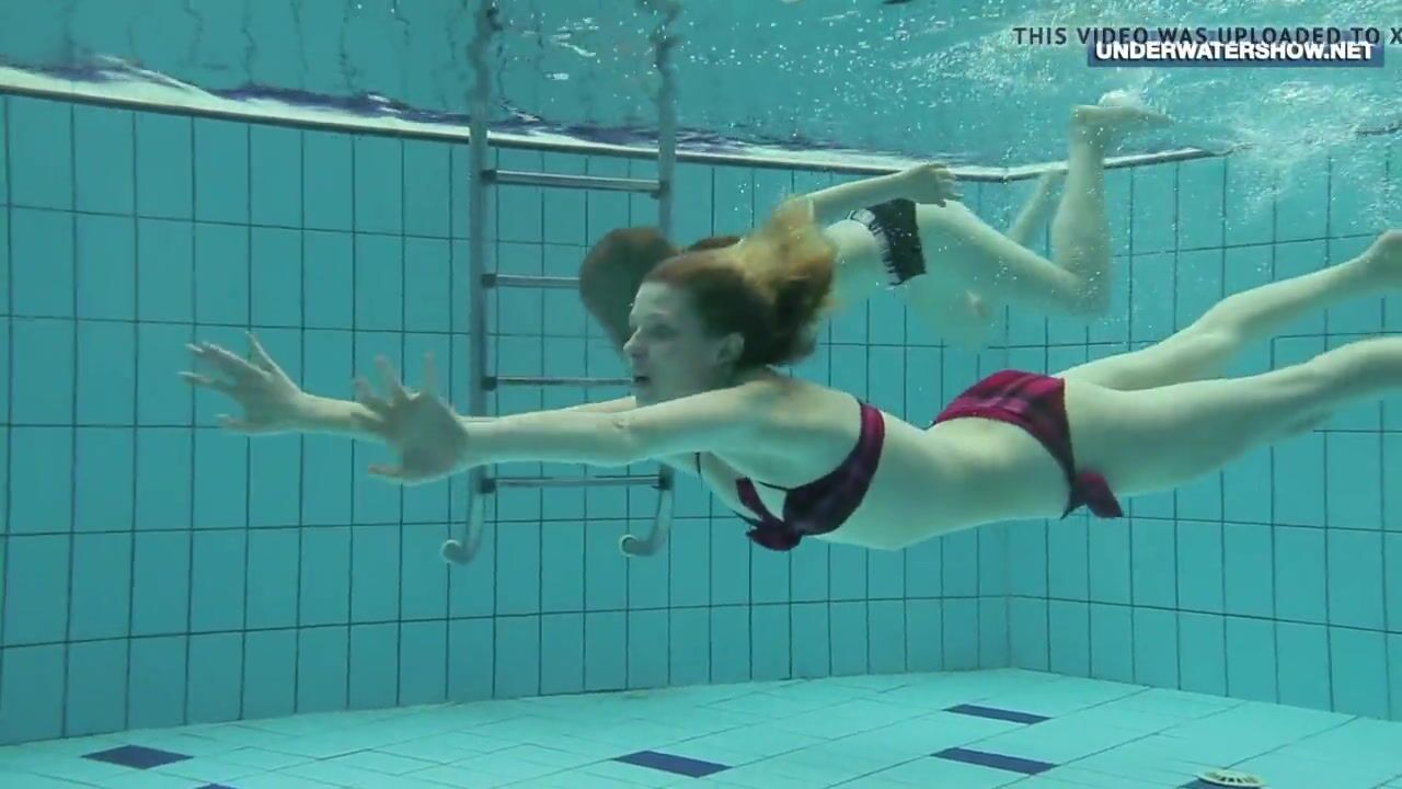 Hot Lesbian Pool - Two super hot teens in the pool - Lesbian Porn Videos