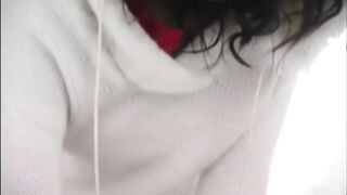 Lesbian in Winter Nature