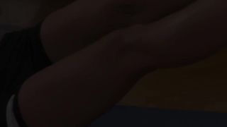 Gym trainer babe fingering lesbian beauty 