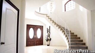 Two horny lesbians with wet pussies fingering each other