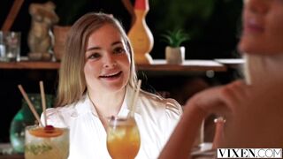 VIXEN Ravishing Buxom Golden-haired Era Queen Rides Lonely Stud's Large Penis