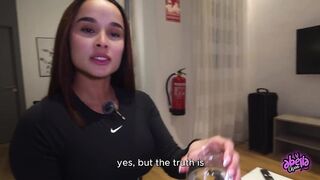 LARGE BOOTY LATIN MODEL bangs a tourist in MADRID! - Abella Olsen