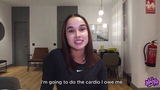 LARGE BOOTY LATIN MODEL bangs a tourist in MADRID! - Abella Olsen