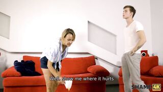 SHAME4K. Experienced doctor takes males dong in twat as investigation