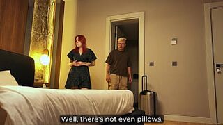 Step Mama Shares Daybed with Step Son in Hotel—Nasty Night Unfolds!