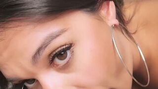 LATIN BABE mother I'd like to fuck GIVES DAD THE SUPERLATIVELY GOOD ORAL-JOB POV - LEXIS STAR