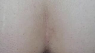 Bouncing my booty on his uncut weenie