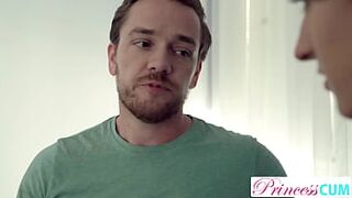 Devious Dana Wolf Lusts for Stepbro's Giant Schlong - acts being Sick for His Dong