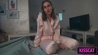 S2E1: Step son came to daddy's home, but didn't wait fresh sexy Step mommy who used him in share daybed