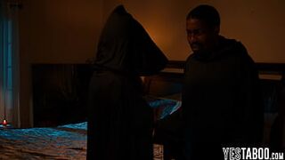 Giant breasts Latin babe mother I'd like to fuck wife gets hirsute twat pounded with husbands giant BBC