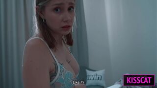 Why Step Mamma Wakes with Step Son’s Schlong in Hand Post-Fight — Will This babe Gets Face Cum in Share Daybed?