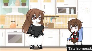 Male masturbates whilst thinking about his massive dream (Gacha Club)