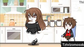 Male masturbates whilst thinking about his massive dream (Gacha Club)