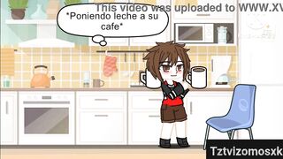 Male masturbates whilst thinking about his massive dream (Gacha Club)