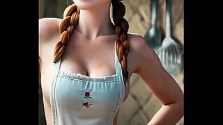 Princess Anna is preparing smth specific in the kitchen. The real question is, who is the fortunate person that babe's cooking for? #disney #frozen #anna #disneyedit #shorts #fyp