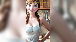 Princess Anna is preparing smth specific in the kitchen. The real question is, who is the fortunate person that babe's cooking for? #disney #frozen #anna #disneyedit #shorts #fyp