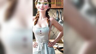 Princess Anna is preparing smth specific in the kitchen. The real question is, who is the fortunate person that babe's cooking for? #disney #frozen #anna #disneyedit #shorts #fyp