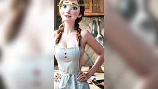 Princess Anna is preparing smth specific in the kitchen. The real question is, who is the fortunate person that babe's cooking for? #disney #frozen #anna #disneyedit #shorts #fyp