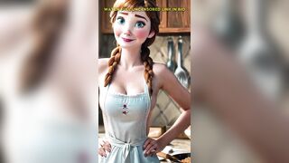 Princess Anna is preparing smth specific in the kitchen. The real question is, who is the fortunate person that babe's cooking for? #disney #frozen #anna #disneyedit #shorts #fyp