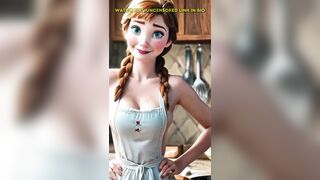 Princess Anna is preparing smth specific in the kitchen. The real question is, who is the fortunate person that babe's cooking for? #disney #frozen #anna #disneyedit #shorts #fyp