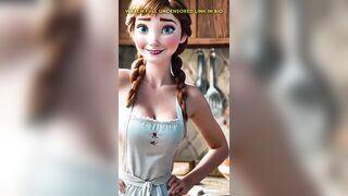 Princess Anna is preparing smth specific in the kitchen. The real question is, who is the fortunate person that babe's cooking for? #disney #frozen #anna #disneyedit #shorts #fyp