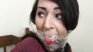 playing bondage with jodielle with a surprise 1