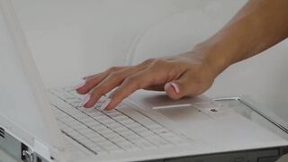 Aroused Vienna Black tasting Veronica Rodriguez tight muff