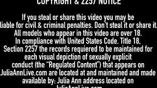 Hottest Milf Julia Ann & Kimberly Kane Worship Their Feet!