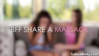 Adria Rae and her BFF visit a massage parlour