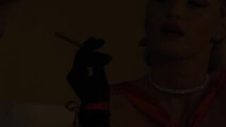Submissive euro punished in front of husband