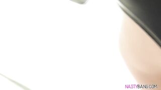 Busty blonde lesbians licking pussies