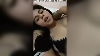 2 teen latina lesbian making out and playing with her bodies