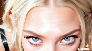 Screwing step sis large booty - climax cunt step sis - Large dick oral sex - Virtual Sex [AI generated]